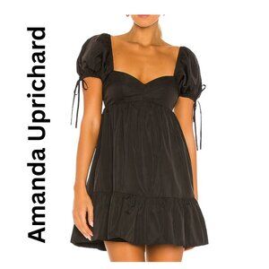 Amanda Uprichard Sicily Dress Black Size XS New with Tags